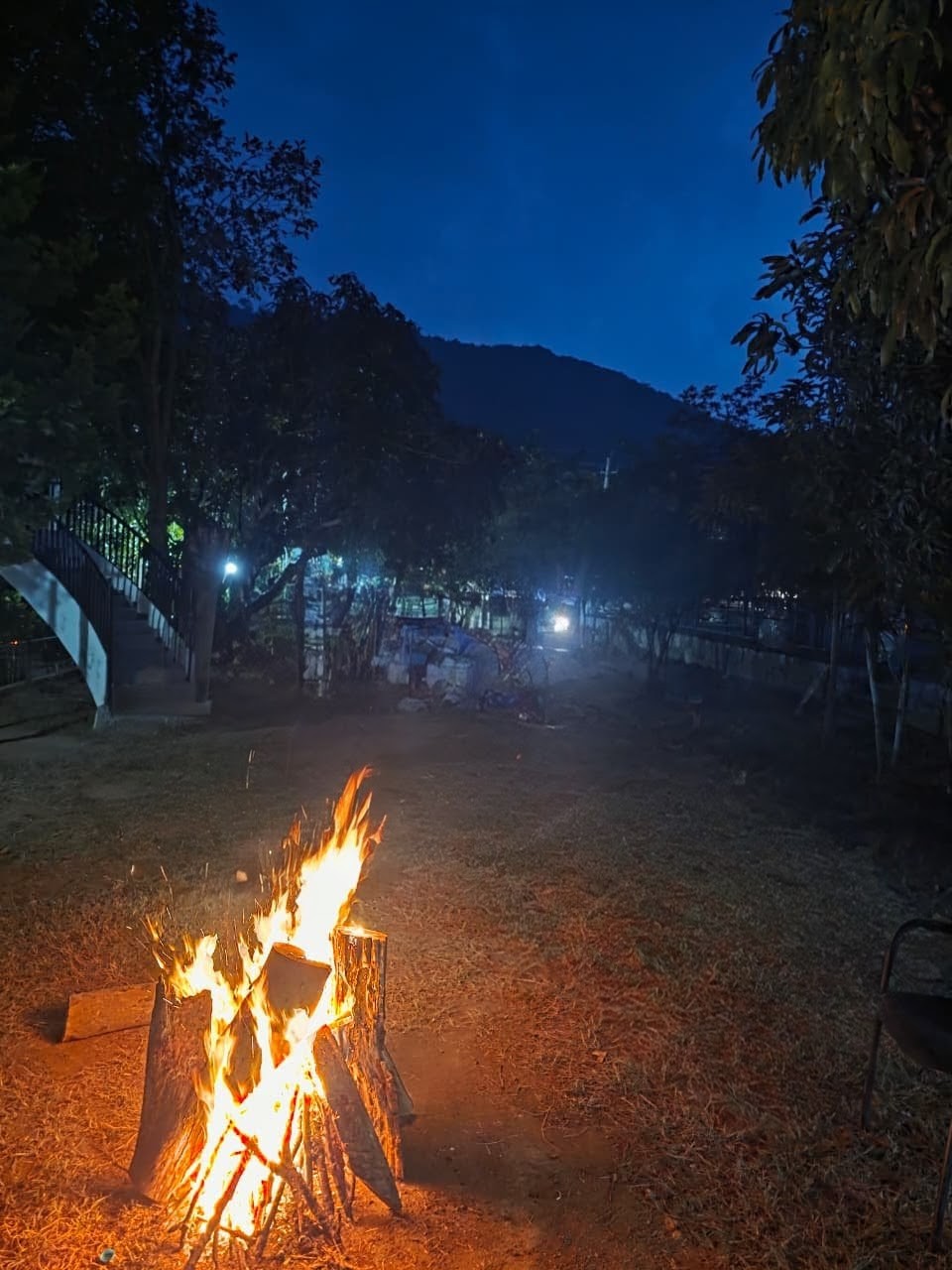Bonfire by the hills